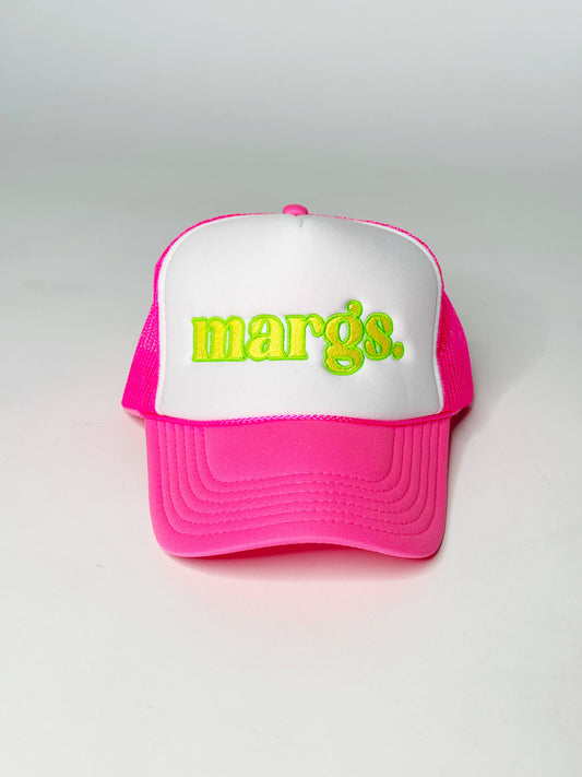 Margs Trucker Hat White