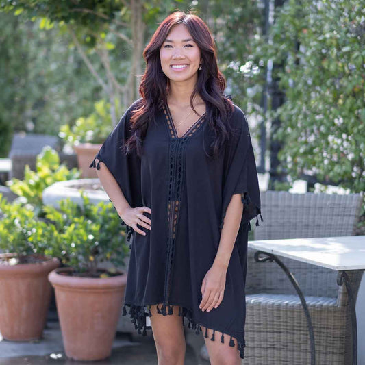 Cayman Cover Up   Black   One Size