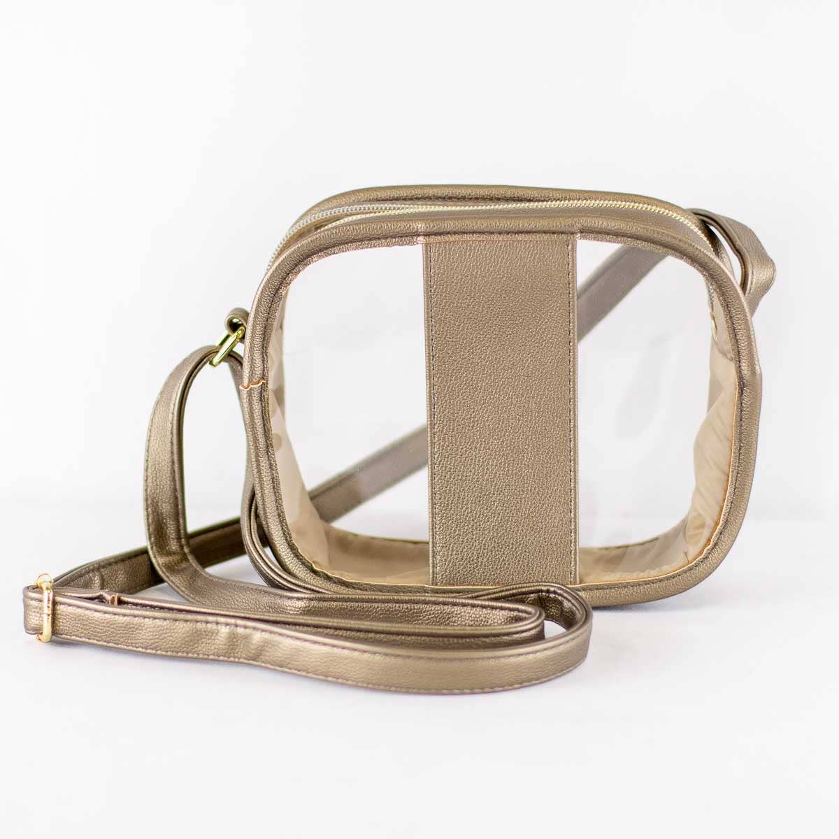 Light Gold Clear Crossbody