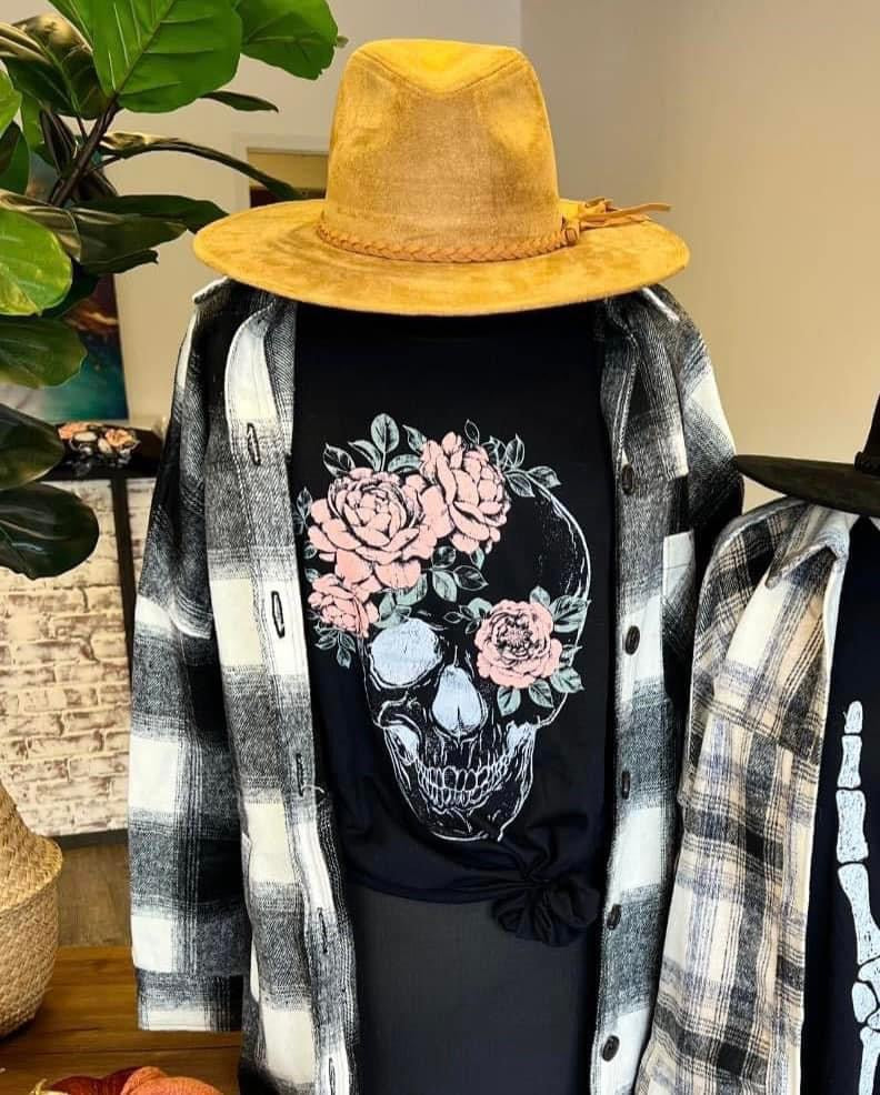 Flower Skull Shirt