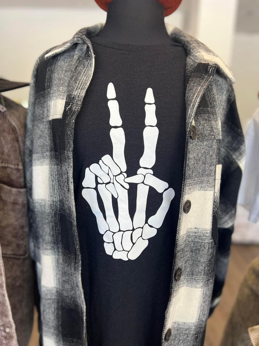 Peace Skeleton Shirt